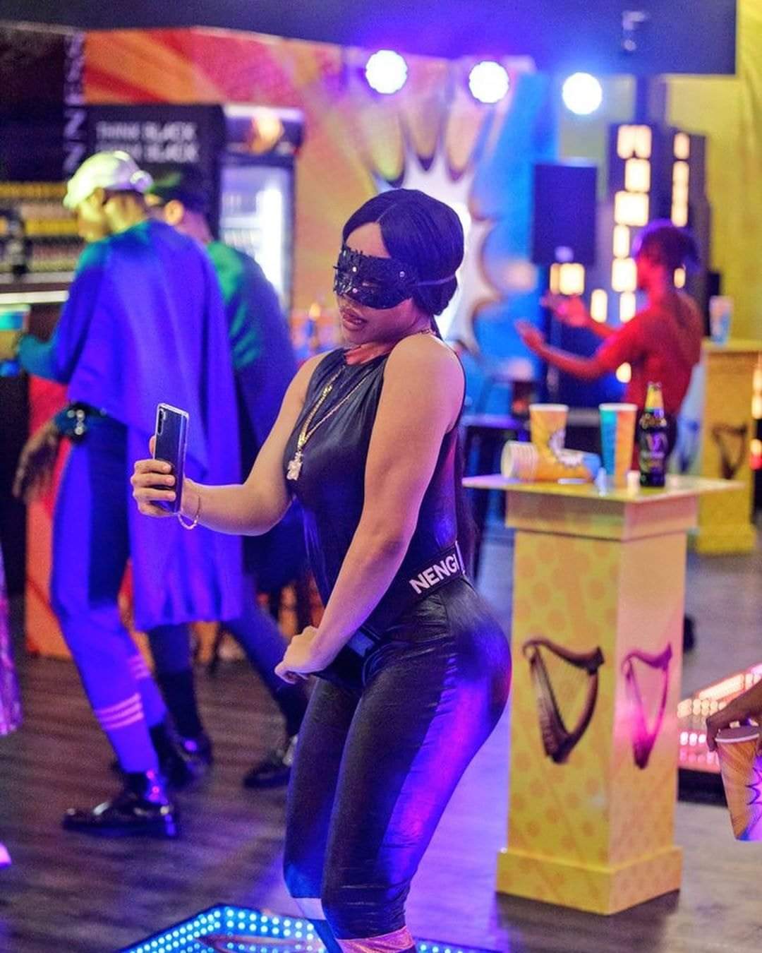 Official pictures from BBNaija Saturday Super Heroes themed party.
